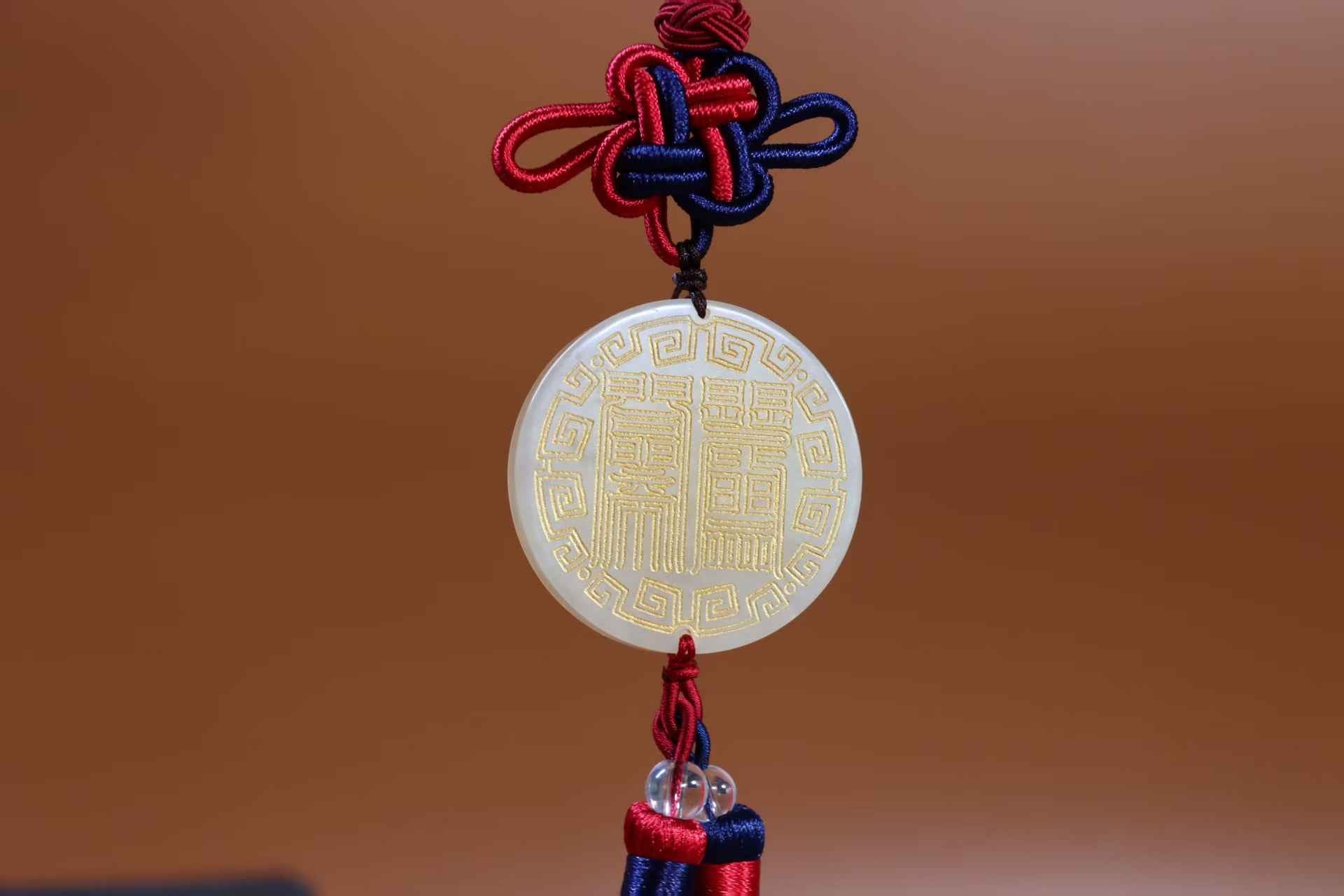 Natural Xiuyan Jade Harmony Pendant – Unity & Spiritual Alignment